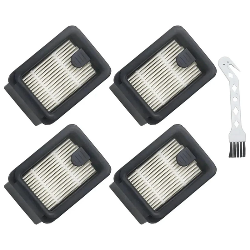 فرشاة دوارة، فلتر هيبا، متوافقة مع Uwan X100 / X100 S / X100 Pro، قطع غيار المكنسة الكهربائية الرطبة والجافة الذكية