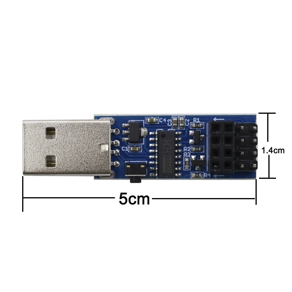 10Pcs USB to ESP8266 ESP-01 ESP-01S Prog WiFi Programmer Downloader RESET Auto Download Circuit Board for RC Robot DIY Kit
