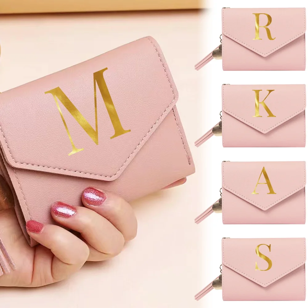 여성용 PU 가죽 지갑 핸드백 패션 미니 지갑, 레터 패턴 패킷 동전 지갑, 카드 홀더 클러치 보관 가방