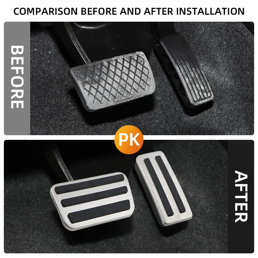 Car Pedals for Honda Fit Jazz City N-BOX 2021 2022 2023 Break Accelerator Pedal Cover Stainless Steel Pad Interior Accessories