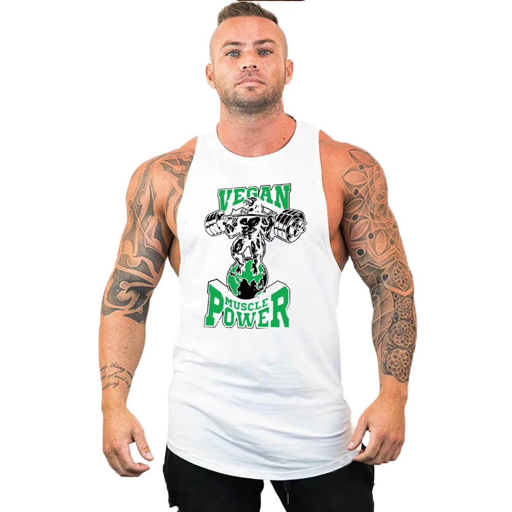 

Summer fashion trend men's letter printed pattern various colors sports running vest gym sports vest casual comfortable vest