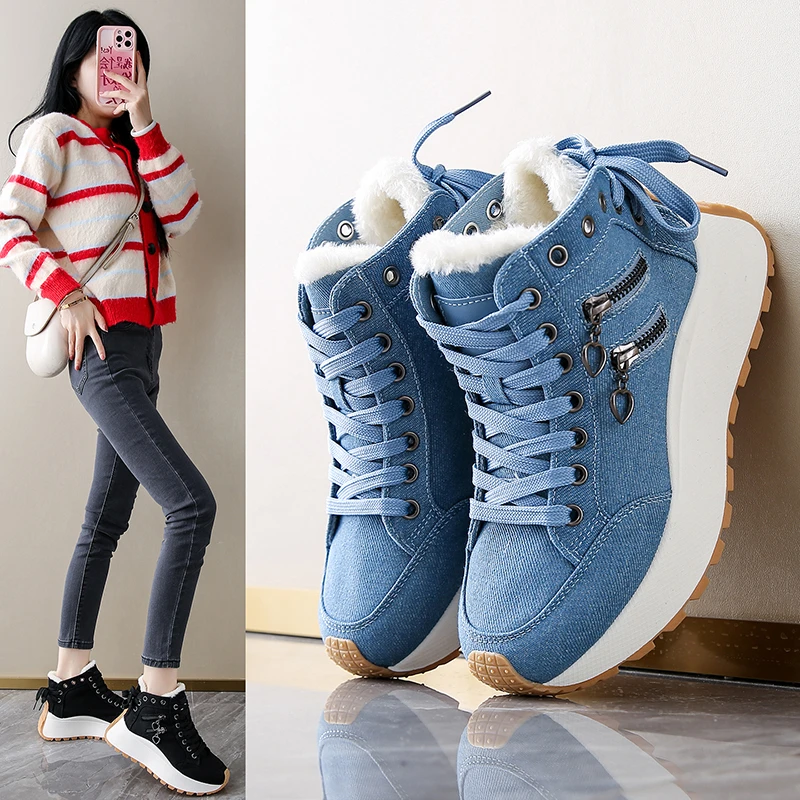 

2025 Новые дизайнерские женские кроссовки Высококачественная обувь Женская женская обувь для женщин Кроссовки на платформе со шнуровкой Женская Обувь