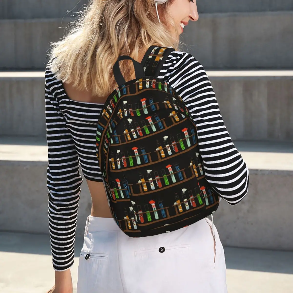 

Muppet Science Chemistry Student Backpack School Bag Hiking Travel Daypack for Boys Girls Fashion Bookbag Shoulder Bags