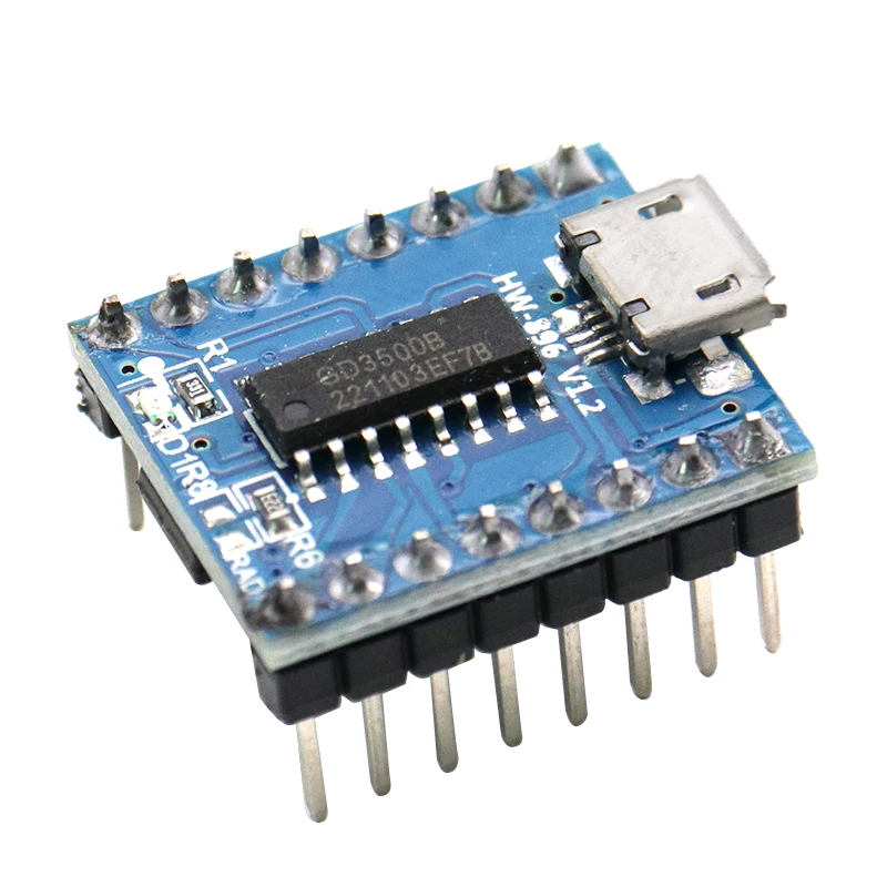 Módulo de Voz JQ6500, Módulo MP3, MCU Serial Port, Control Broadcast, 1 a 5 Channel Control, Música IC
