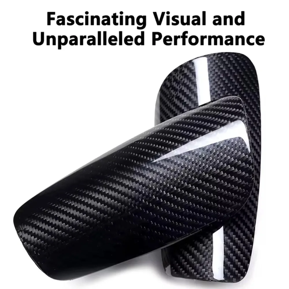 Ultralight Carbon Fiber Football Shin Holder Shin Pads Strapless Breathable Pads Soccer Shin Guards Plastic Leg Guard Training