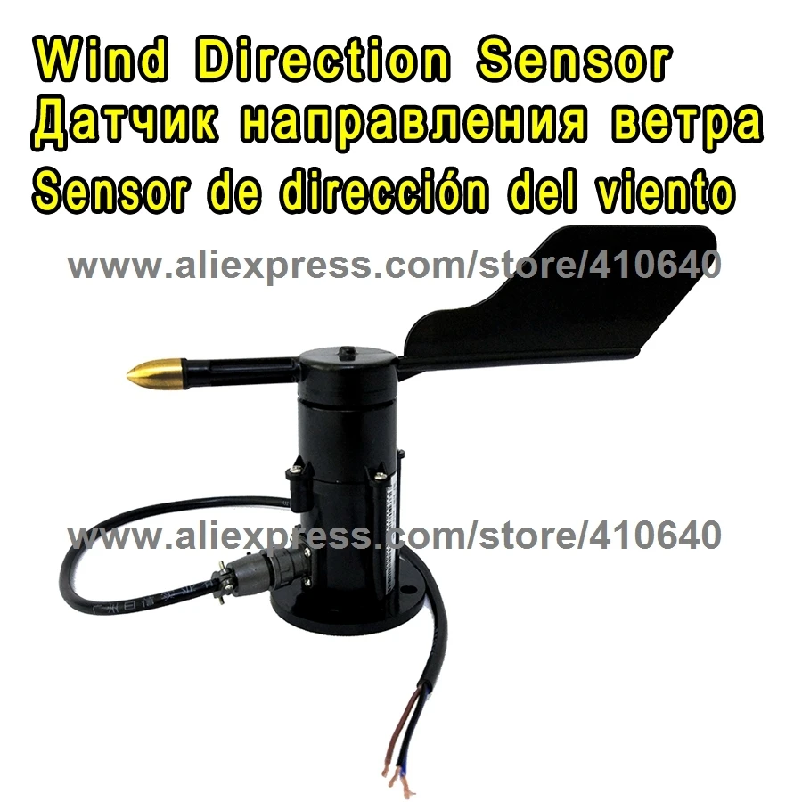 

0.4 to 2V Output Wind Direction Sensor 360 Degree Anemometer DC 7 to 24V Power Supply Small Weather Station Parts FROM FACTORY !