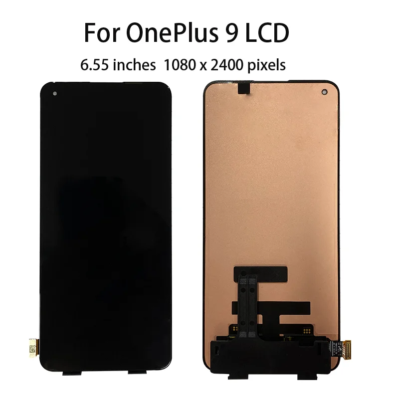 AMOLED 6.55\'\' For OnePlus 9 1+9 LE2113 LE2111 LE2110 LE2117 LE2115 Lcd Display Touch Screen Digitizer Assembly Replacement