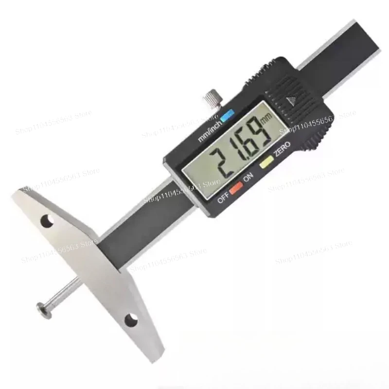 0-300MM 4MM  8X1MM 0.5MM Dish head Digital depth measuring groove depth electronic caliper with tapered head