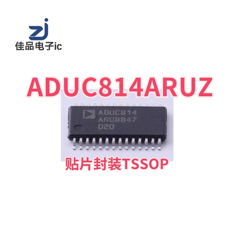 ADUC814ARUZ ADUC814ARU ADUC814 SMT Pacote TSSOP-28 Chip microcontrolador de 8 bits