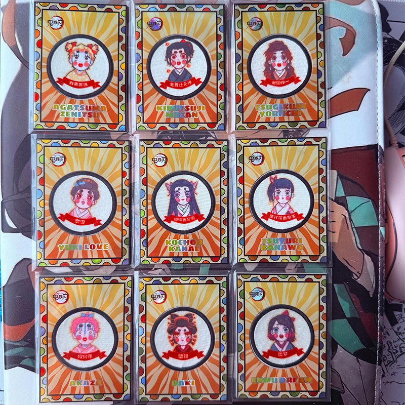 

Коллекционные карточки аниме «Истребитель демонов»: Агатсума Зенитсу, Цуйури Канао, Кибутсуки Музан. Подарки на Рождество и День рождения, детские игрушки.