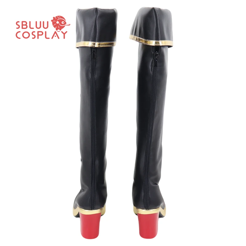 SBluuCosplay Natsume Sakasaki Cosplay Sapatos Botas personalizadas Festa de Halloween