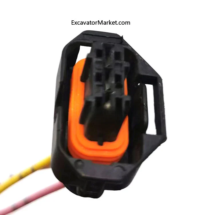 For VOLVO EC 210 KOMATSU PC 200 240-8 High Voltage Common Rail Sensor Plug KOBELCO SK 130 140 Rail Pressure Receptacle Spare