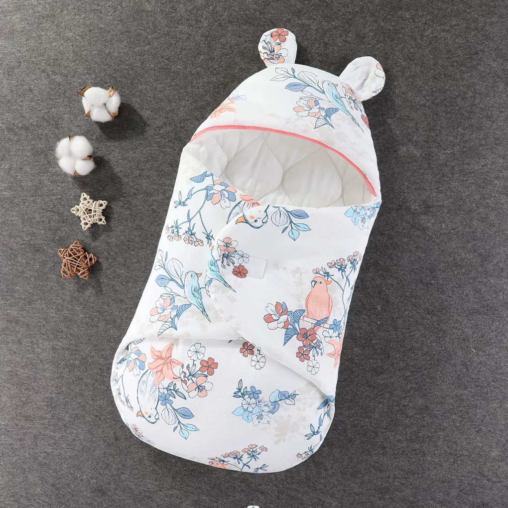 Sacchi nanna per neonati Quattro stagioni Cartoon Baby Wrap Coperte Neonato SleepSack Busta Bozzolo spesso per bambino 0-6 mesi