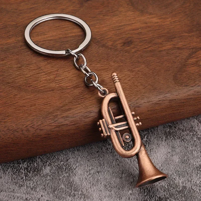 Retro Musical souvenir Keychain Festival gifts for Toyota Corolla Camry Rav4 Yaris Auris Avensis Prius Prado Hilux Supra Tacoma