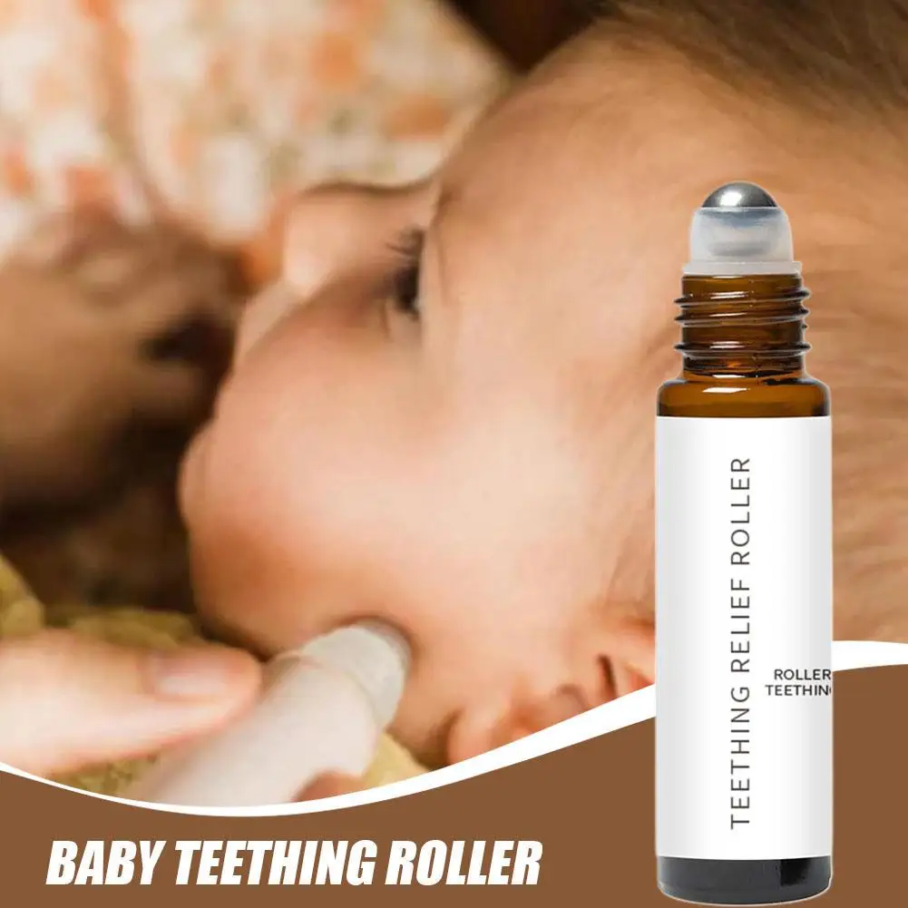 NEW Baby Teething Oil Roller Natural Teething Relief For Babies Bleeding Gums Teeth Bioplasge Velaria Teething Roller 10ML