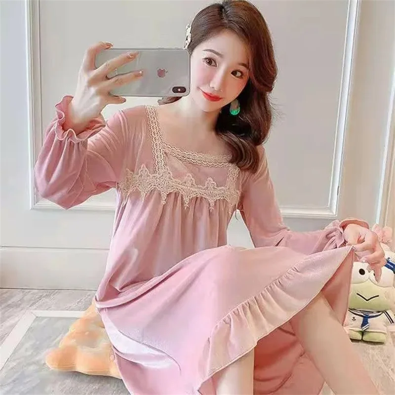 Conjuntos de pijama estilo japonês para mulheres, adorável camisola dourada de veludo, novo robe de quimono, pijamas sexy com decote em V, terno de 2 peças