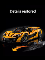 3900PCS McLaren P1 Assembly Building Blocks Sports Car Racing SKU6666 Model Toy Adult High Difficulty Boys and Girls Puzzle Gift