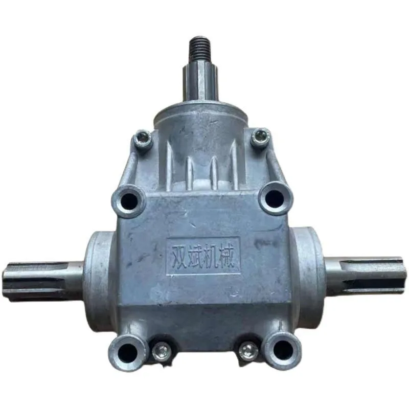 T-Type 1:1 Right Angle Gear Reducer 4 Mode Gear Box Steering Box Commutator 90 Degree Corner Detector Oriented Case