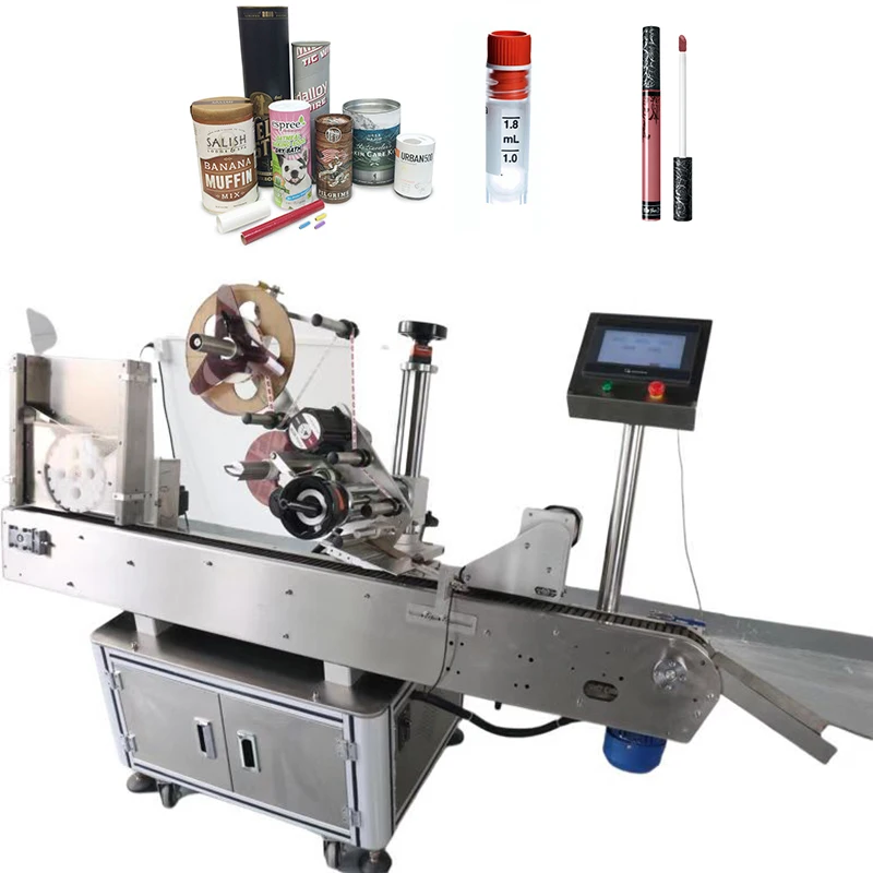 Customized Box Sealing Double Side Sticker Temper Proof Evident Front Back Angle Corner Wrap Folding Label Labeling Machine
