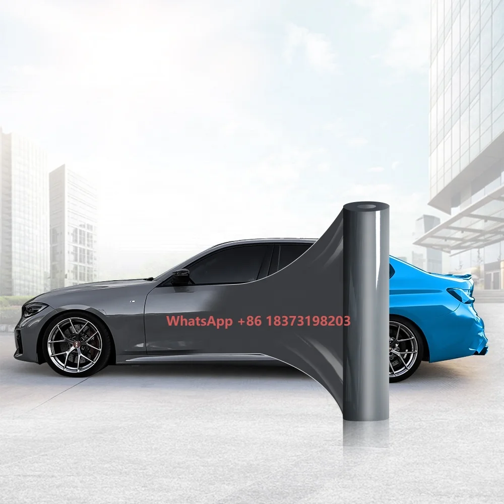 

1.52*16.5m Warranty 3 Years Air Bubble Free Ultra Glossy Crystal Nardo Gray Car Wraps Vinyl Film Car Color Changing Film