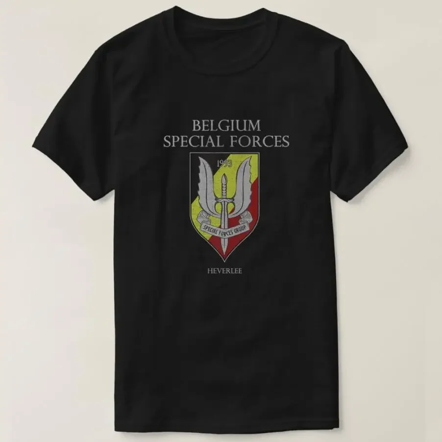 Belgian Special Force Army Armed Forces Belgium De Men T-Shirt Short Sleeve Casual Cotton O-Neck Summer Men's Clothing