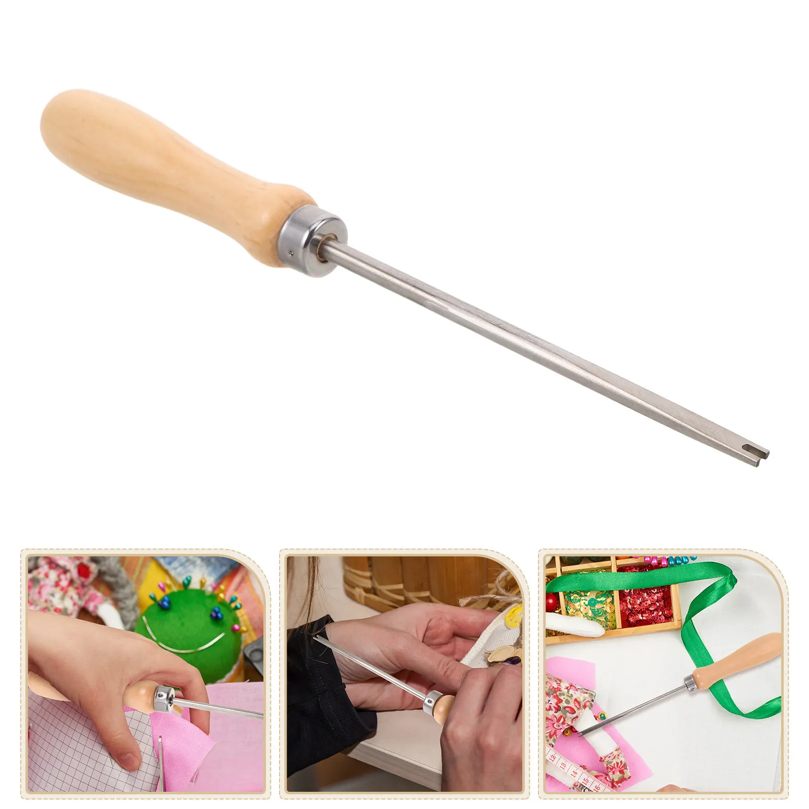 

6Mm Stuffed Animal Filling Tool with Handle Cotton Insertion Device for DIY Creations Fine Craftsmanship Sewing Tool Set