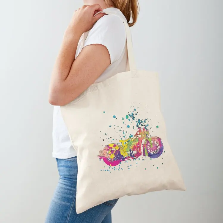 

Motorcycle ap127-10 Tote Bag shopper bag women canvas shopping trolley bag Women's shopping custom tote