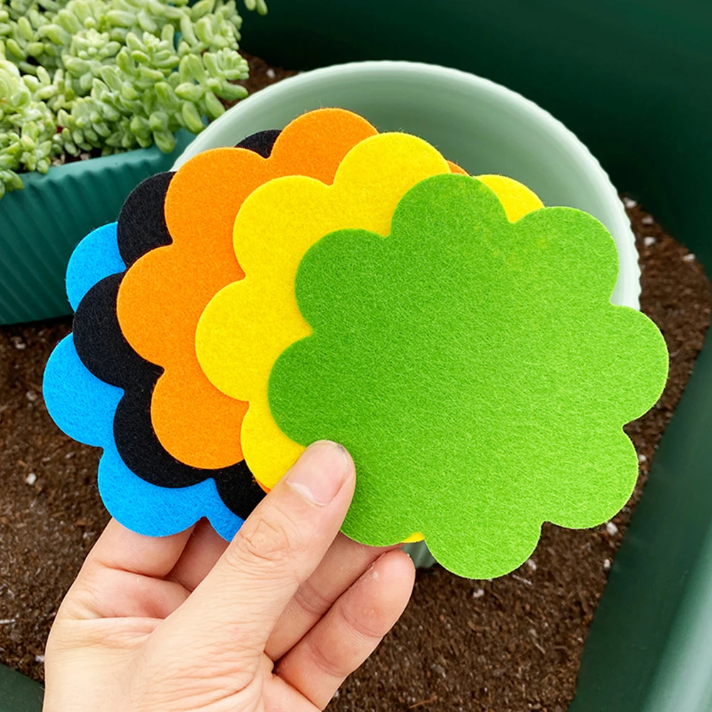 20Pcs New Color Flowerpot Gasket Leakproof Soil Gasket Flowerpot Bottom Insect Proof Breathable Gasket Garden Tool Supplies