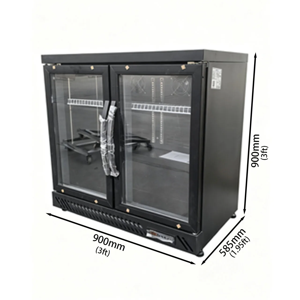 Commercial Refrigerated Equipment Bar Beer Cooler Upright Glass Freezer for Drinks Beverage Display Cooling Climate Type