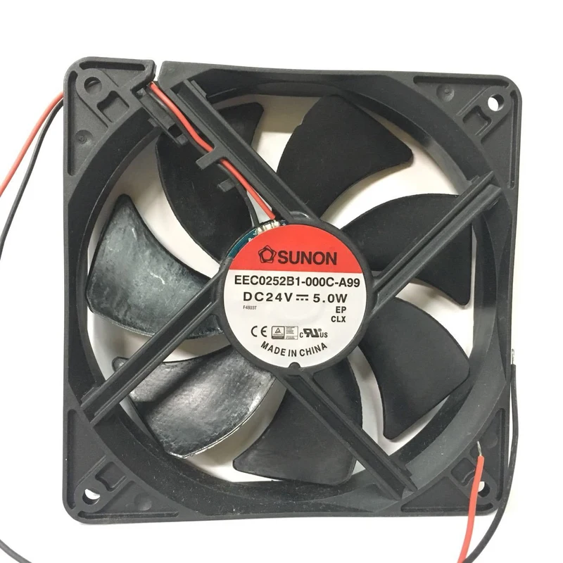 

Y+FOR Original SUNON EEC0252B1-000C -A99 24V 5W 120×120×25mm 2-wire Cooling fan