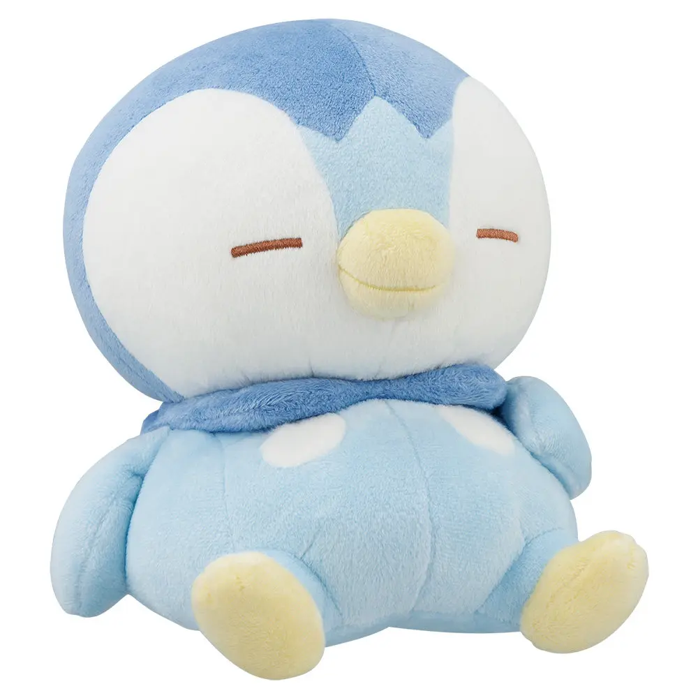 

Pokemon Sleeping Piplup Plush Toys Soft Cute Hug Pillow Room Decoration Sofa Cushion Fat Penguin Comfort Companion Doll Gift