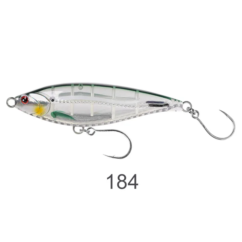 NOEBY Sinkender Bleistift-Angelköder, 115 mm, 43 g, 150 mm, 85 g, langer Wurf, künstlicher harter Köder für Wolfsbarsch-Thunfisch, Stickbait-Angelköder