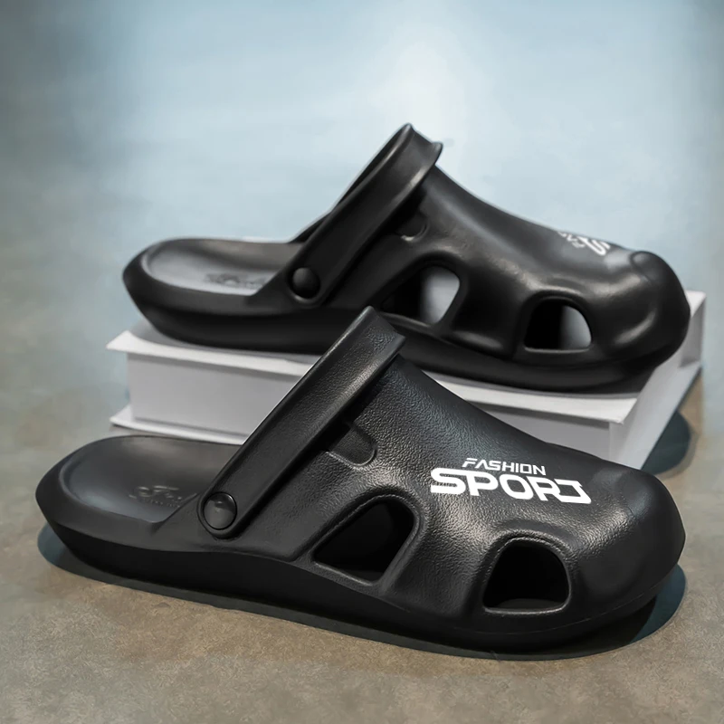 Men Slippers Outdoor Leisure Unisex Bath Sandals Flip Flops Indoor Beach EVA Slides Luxury Non-slip Light Home Casual Platform