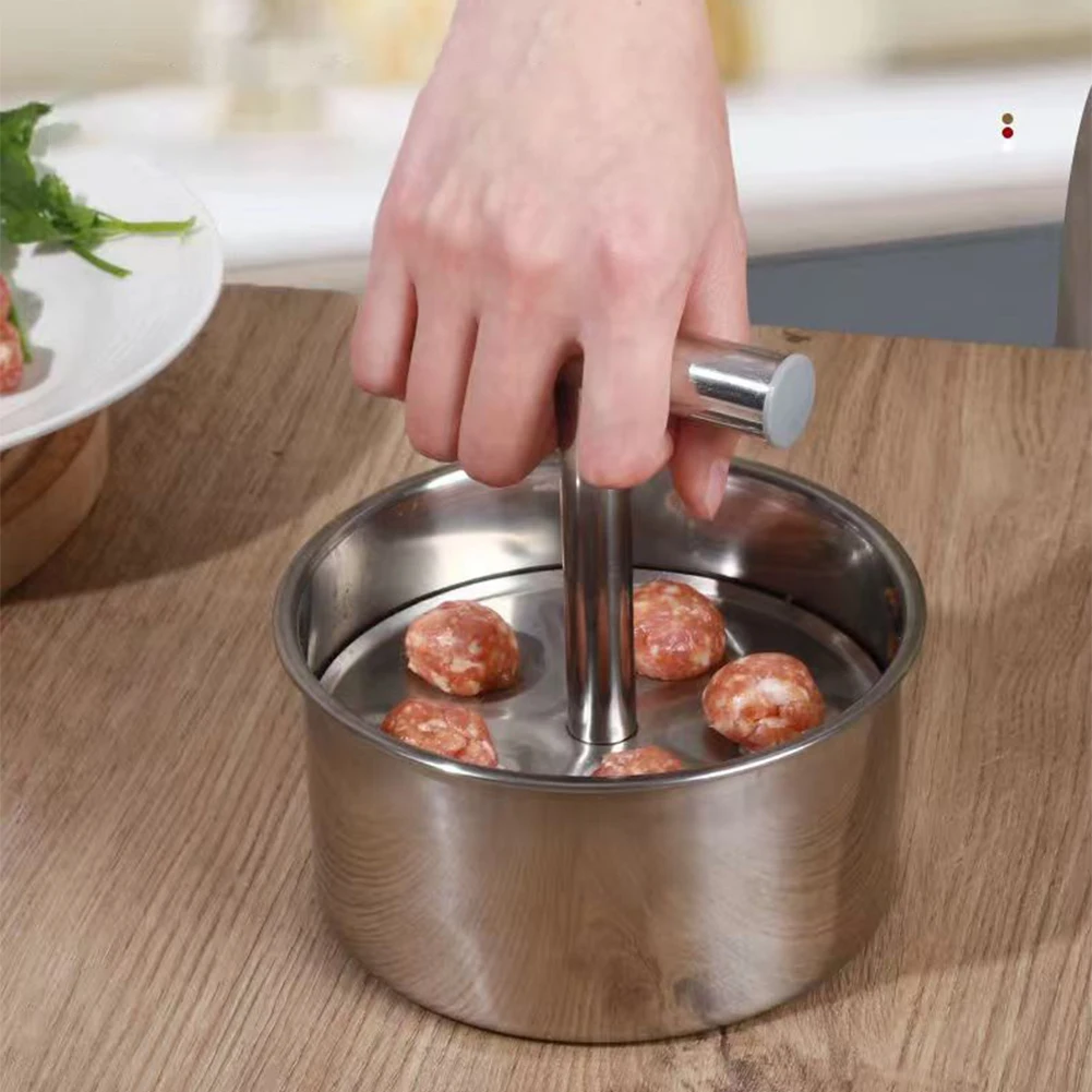 Meatball Shaper Stainless Steel Mince Ball Shaper Meatball Press Mould Meatball Making Tools Kitchen Tool