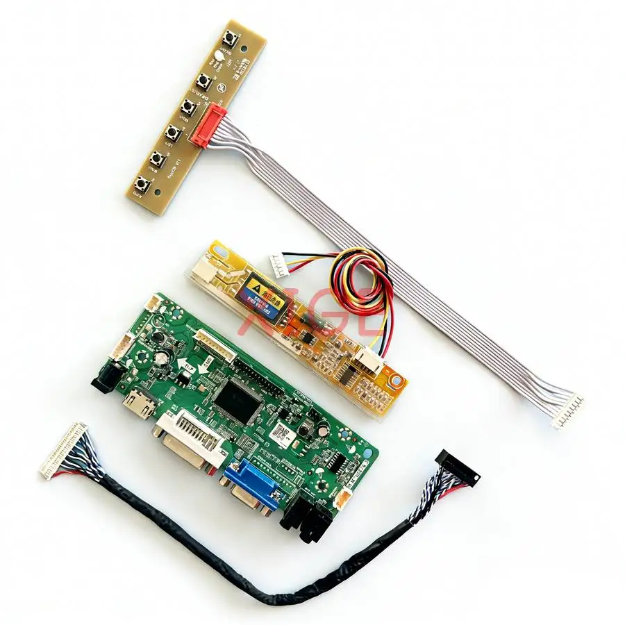

For LP154WX4 LP154W01 LP154WX5 LP154WX2 Screen Drive Controller Board Kit DIY 1280*800 1280x800 1-CCFL 30 Pins LVDS VGA DVI HDMI