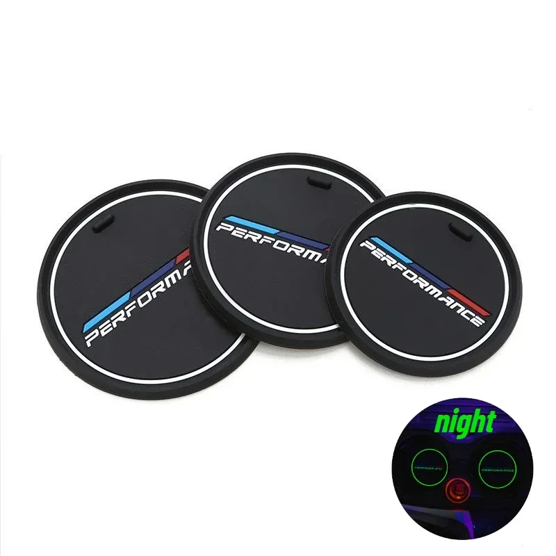 Car Water Cup Pad Rubber Mat For BMW E90 E60 E71 F30 F20 F10 E87 E92 E91 X1 X3 Water Coaster Auto Interior Anti-skid Holders