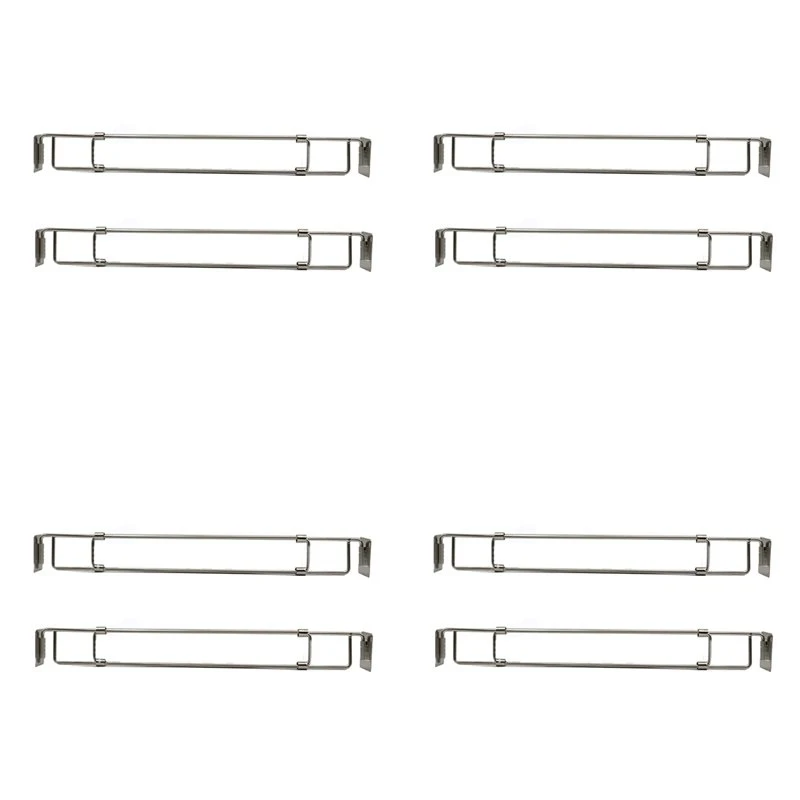 RV Secure Adjustable Bars, Stainless Steel Rods, Food&Drink Stabilizers For RV Refrigerator (8 Pack)-M54K