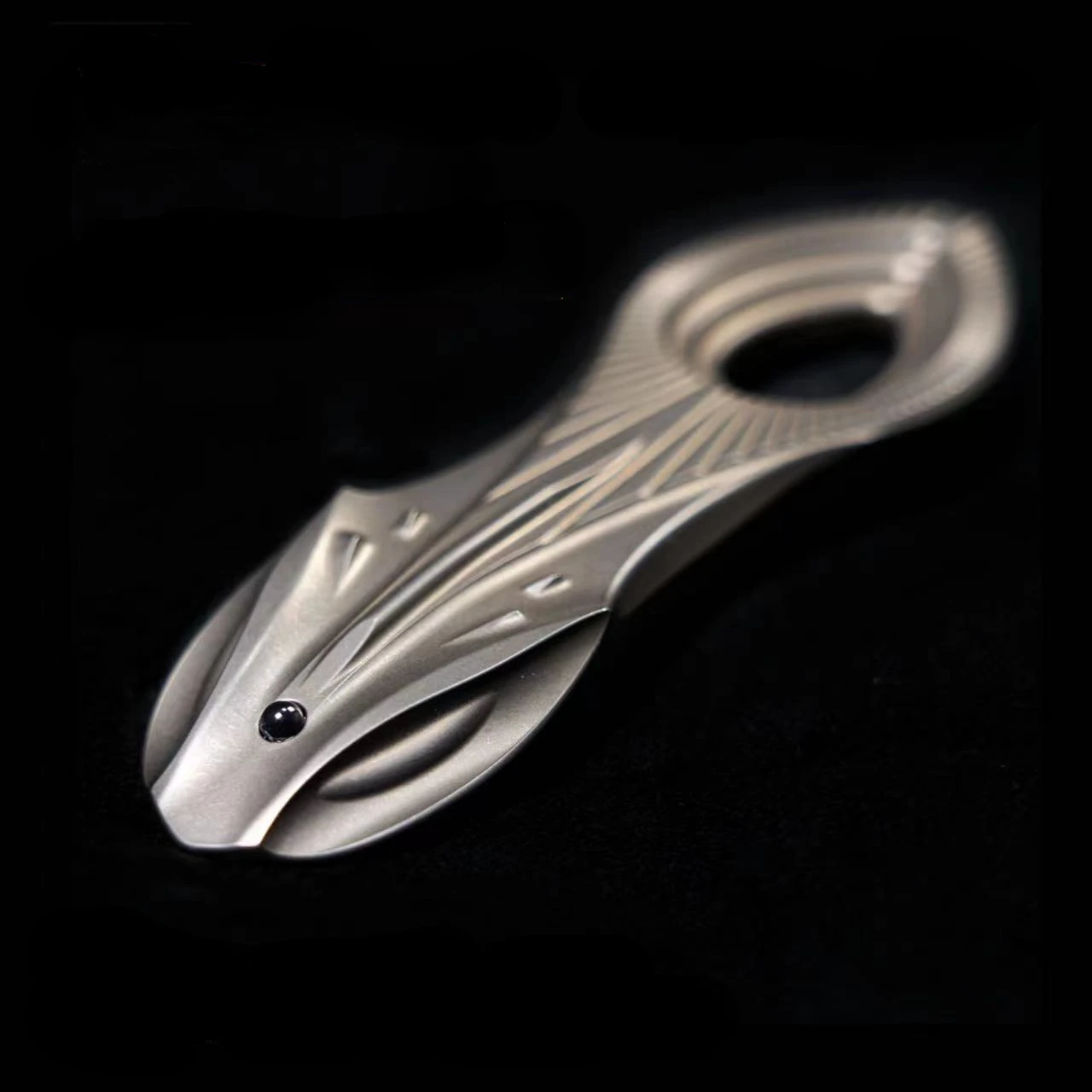 

Fidget Spinner TC21 Titanium Alloy EDC Full Body Round Metal Tool Adult Office Entertainment Stress Relief Toy Boy Toy