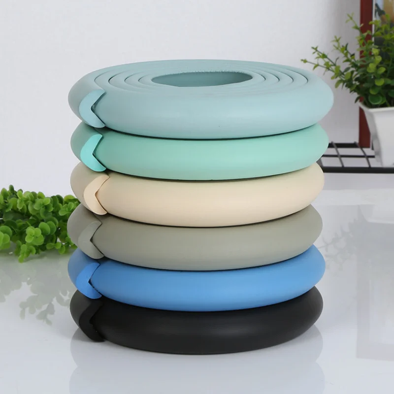 شريط حماية L قياسي للأطفال ، شريط دفاع تصادم زاوية طاولة الأطفال ، حماية حافة الباب