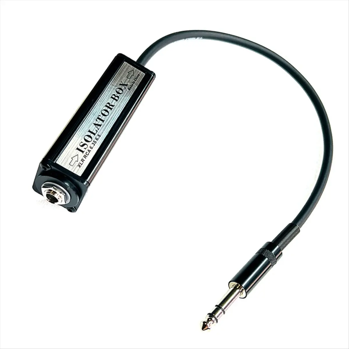 L73A NEW 6.5 Audio Isolator Audio Line Isolator Female to Male Current Sound Noise Free High Fidelity Professional Audio Cable