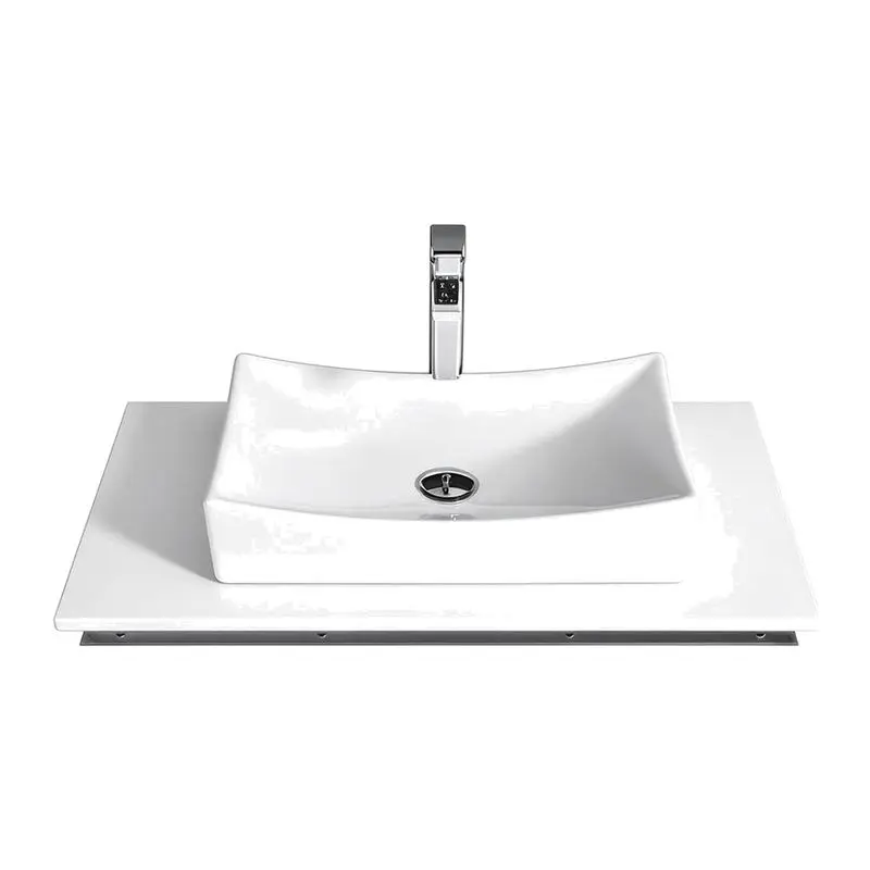 White Ceramic Pointed Corner Countertop Basin Toilet Wash Basin Hotel New Residence Art Basin