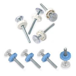 4pcs/pack Steel Core Screw Bolt Nut Staircase Fix Pets Baby Safety Sturdy Gate Bar Install Household Secure Accessory