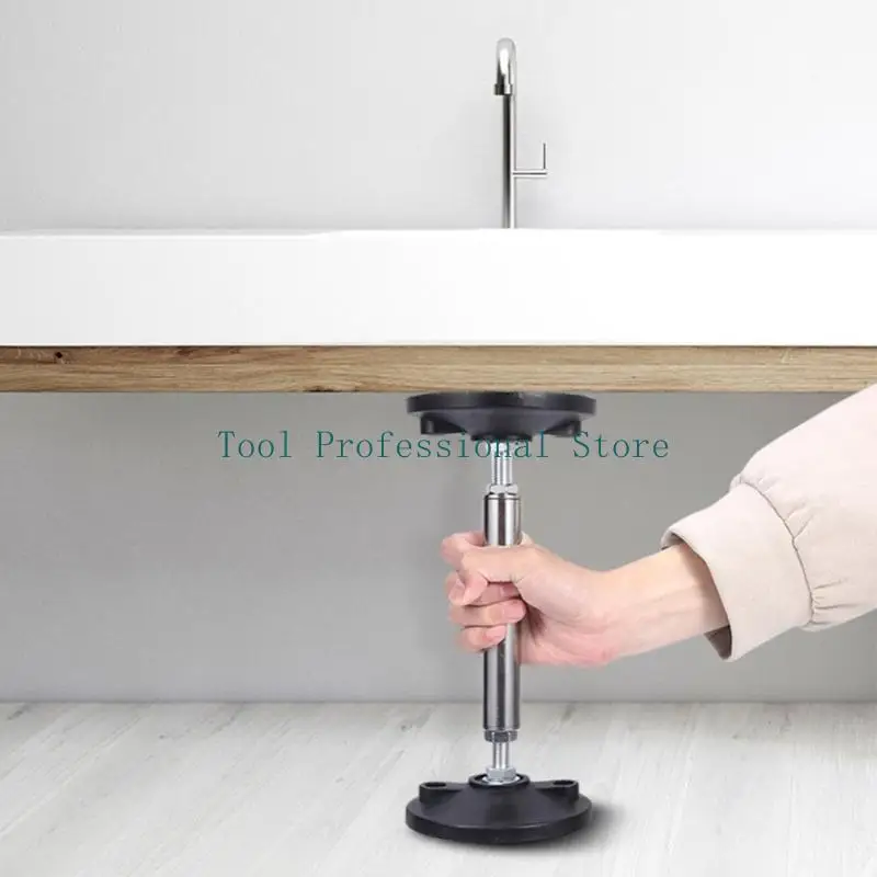 57QF Sturdy Stainless Steel Furniture Legs Adjustable Height for Cabinet Installation
