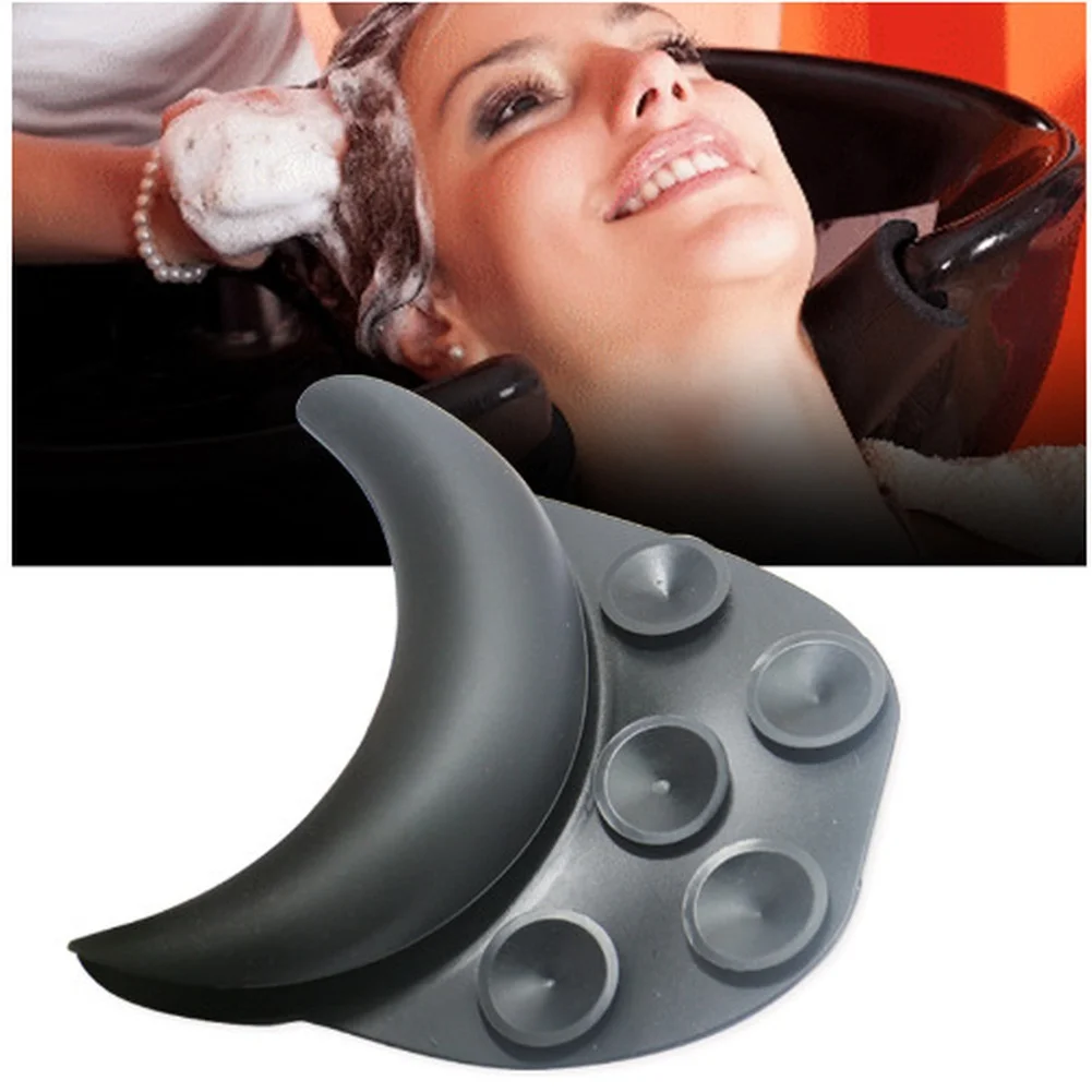 Hair Accessory Silicone U Shape Headrest with Suction Cups for Secure Mounting on Shampoo Bowls and Flat Surfaces