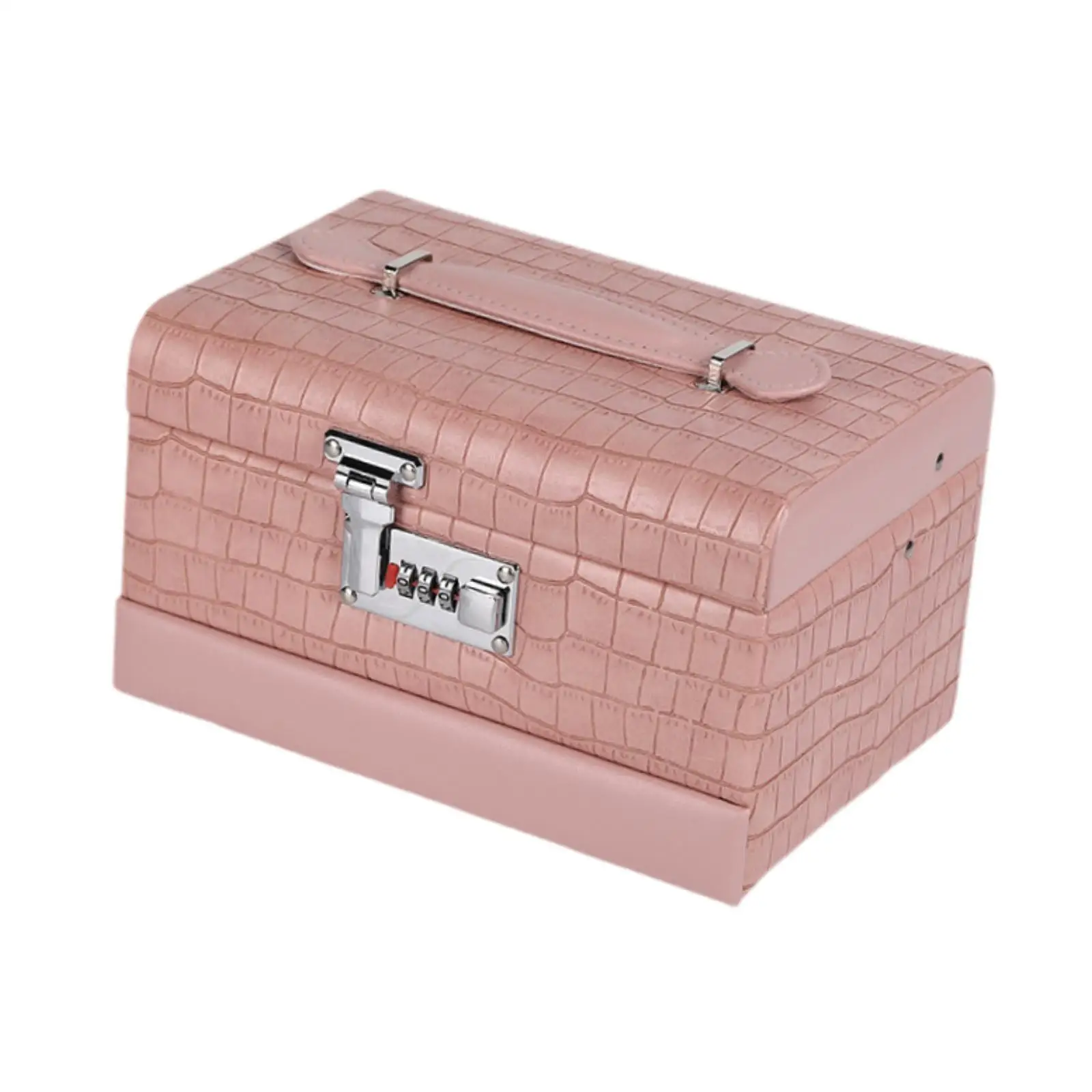Jewelry Box for Women for Travel Rings Watches with Lid Jewelry Display Case