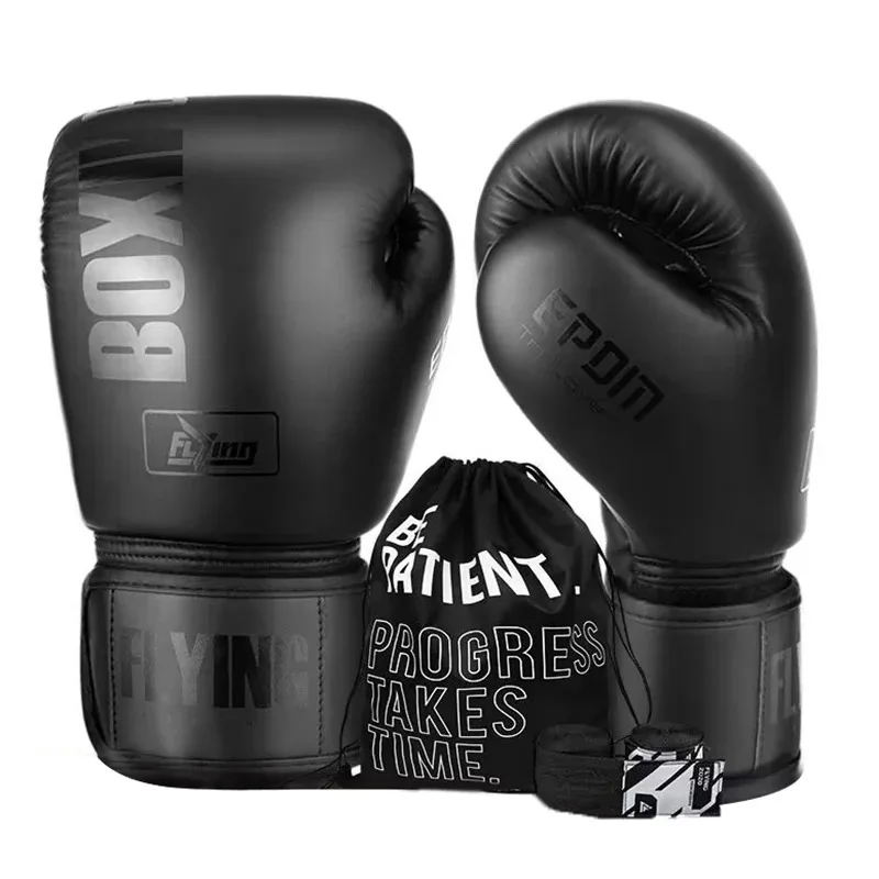 

6/8/10/12oz Boxing Gloves PU Breathable Kids Adult Professional Sanda Muay Thai Fighting Gloves Taekwondo Punching Gloves