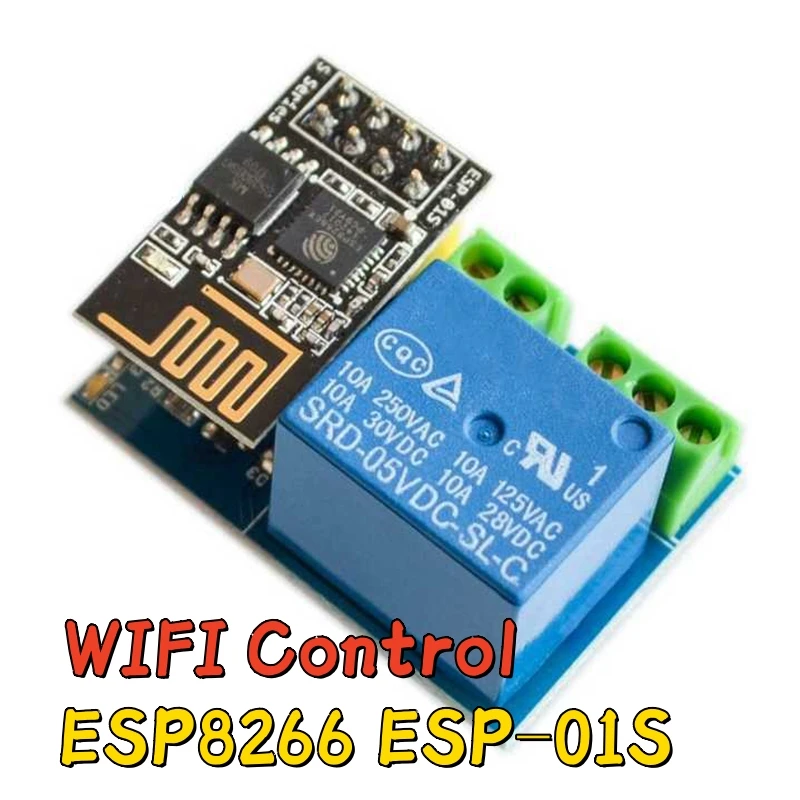 WIFI ESP8266 ESP-01S Smart Socket Relay Module Relay Control Switch Phone APP For Smart Home IOT Relay Module WiFi Consumption