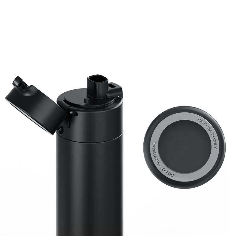 

630ml Large Stainless Steel Self-Cleaning Smart Water Bottle UV Smart Sports Camp Support Application