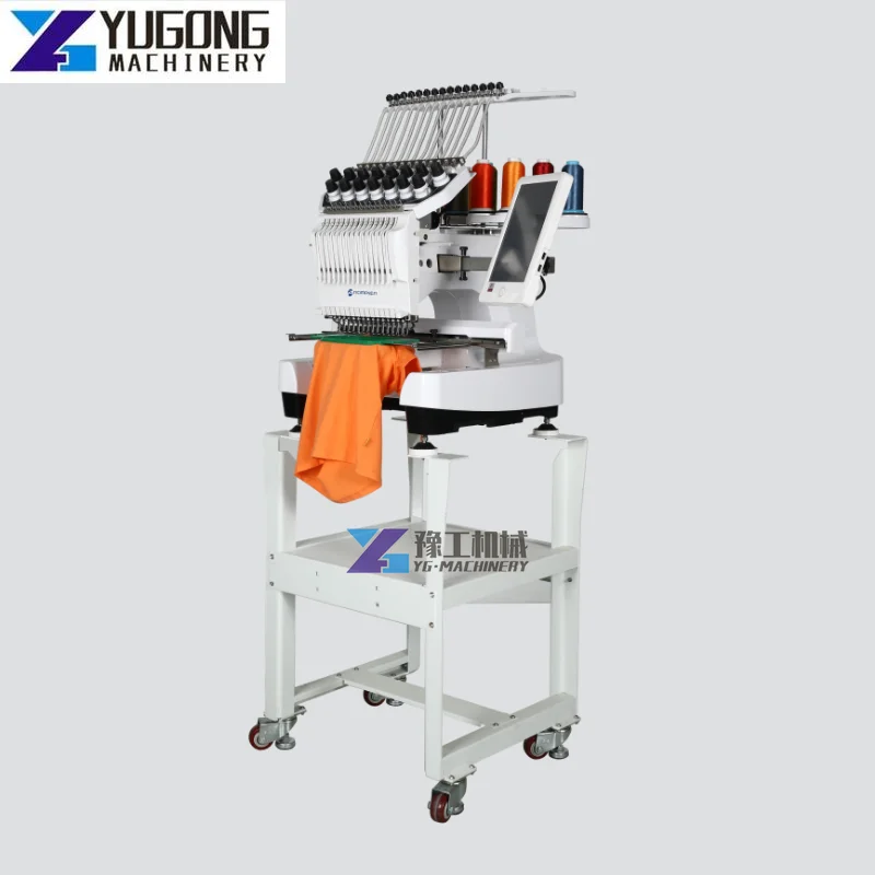 High Speed Industrial Brother Computerized Embroidery Sewing Machines Factory Price Embroidery Machine Sewing Clothes Flat Hat