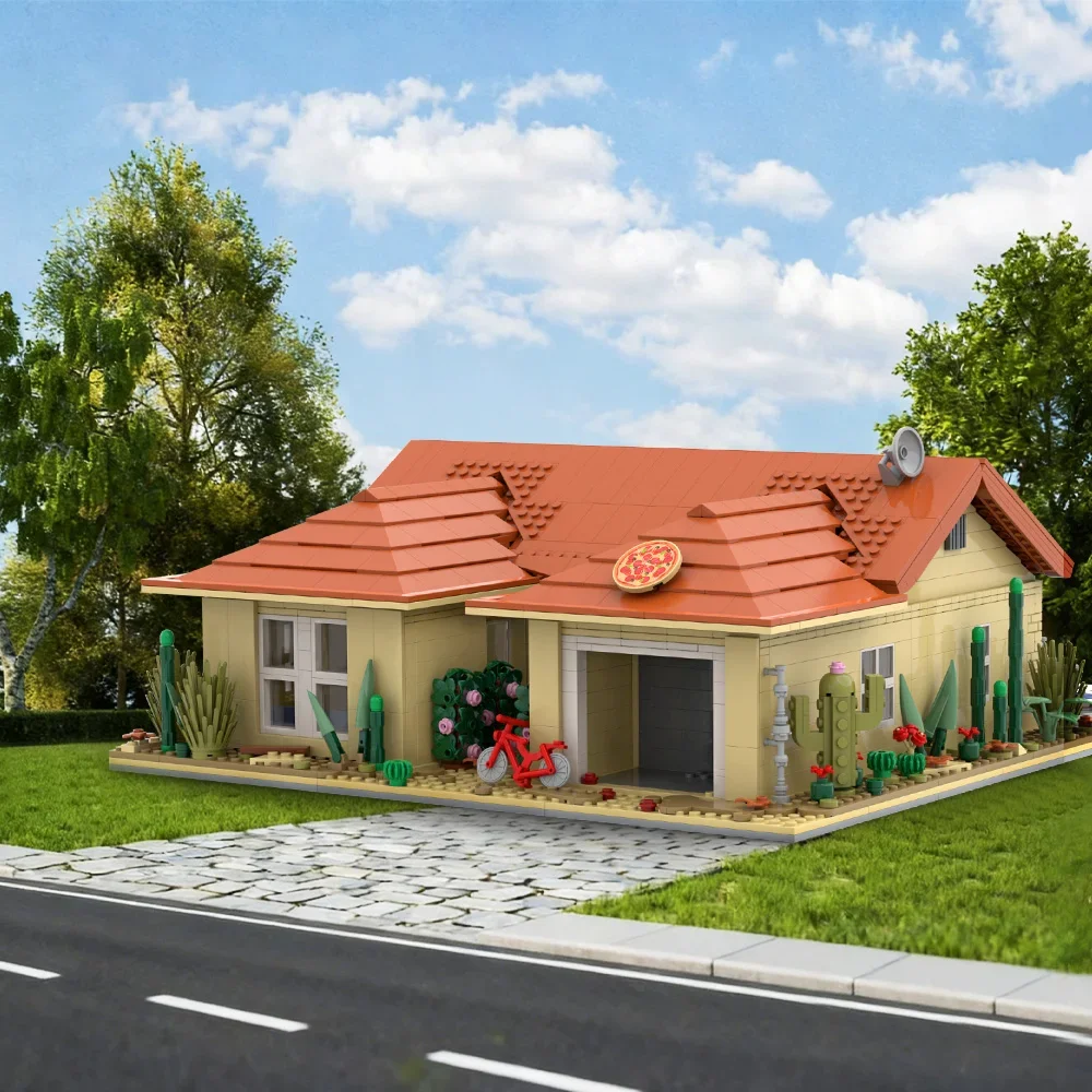 MOC Breaking Bad Walter White House Building Blocks Model Walter White House Architecture Bricks Assemble Toys Kids DIY Gifts